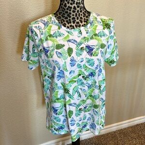 Tropical t shirt, Basic Editions, size L